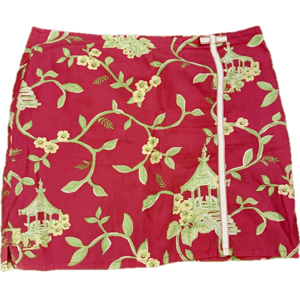 Tahiti Reef Club Pink and Green Skirt Size 16